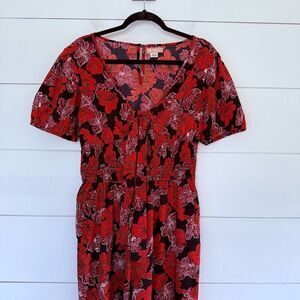 OG Collective Women’s Large Floral Dark Jumpsuit Boho